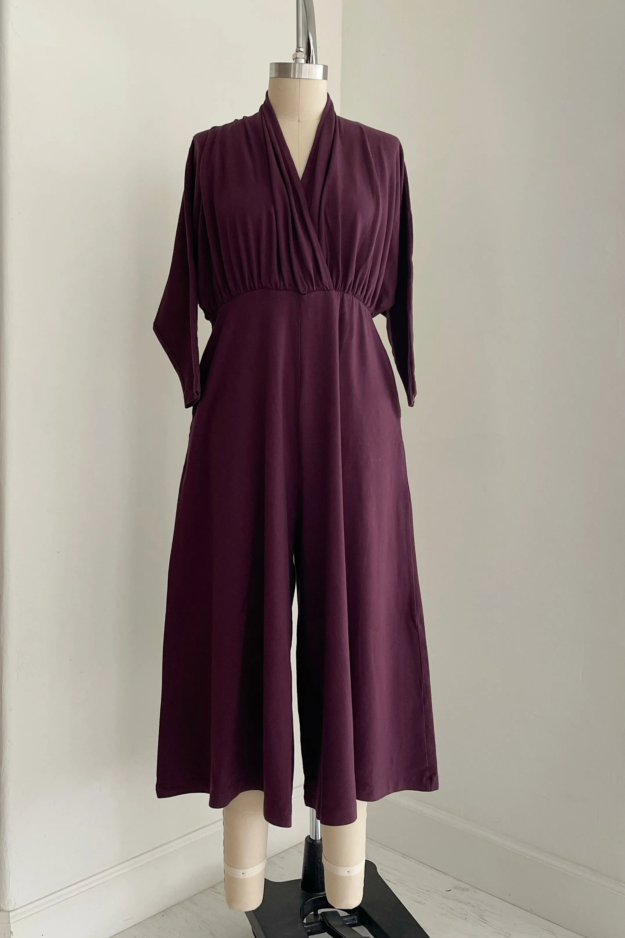 Sedona Dolman Sleeve Jumpsuit - Maroon