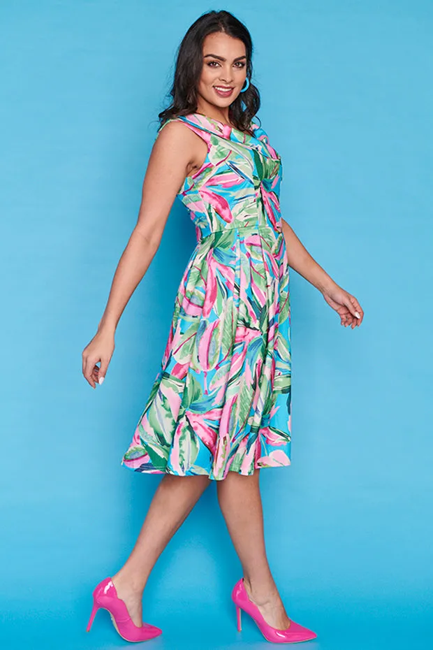 Sicily Aqua Spring Party Dress