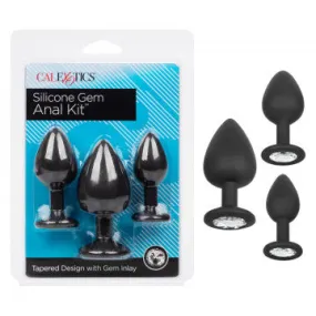 Silicone Gem Plug Kit (Black)