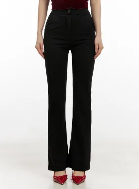 Slim Fit Flared Pants CN413