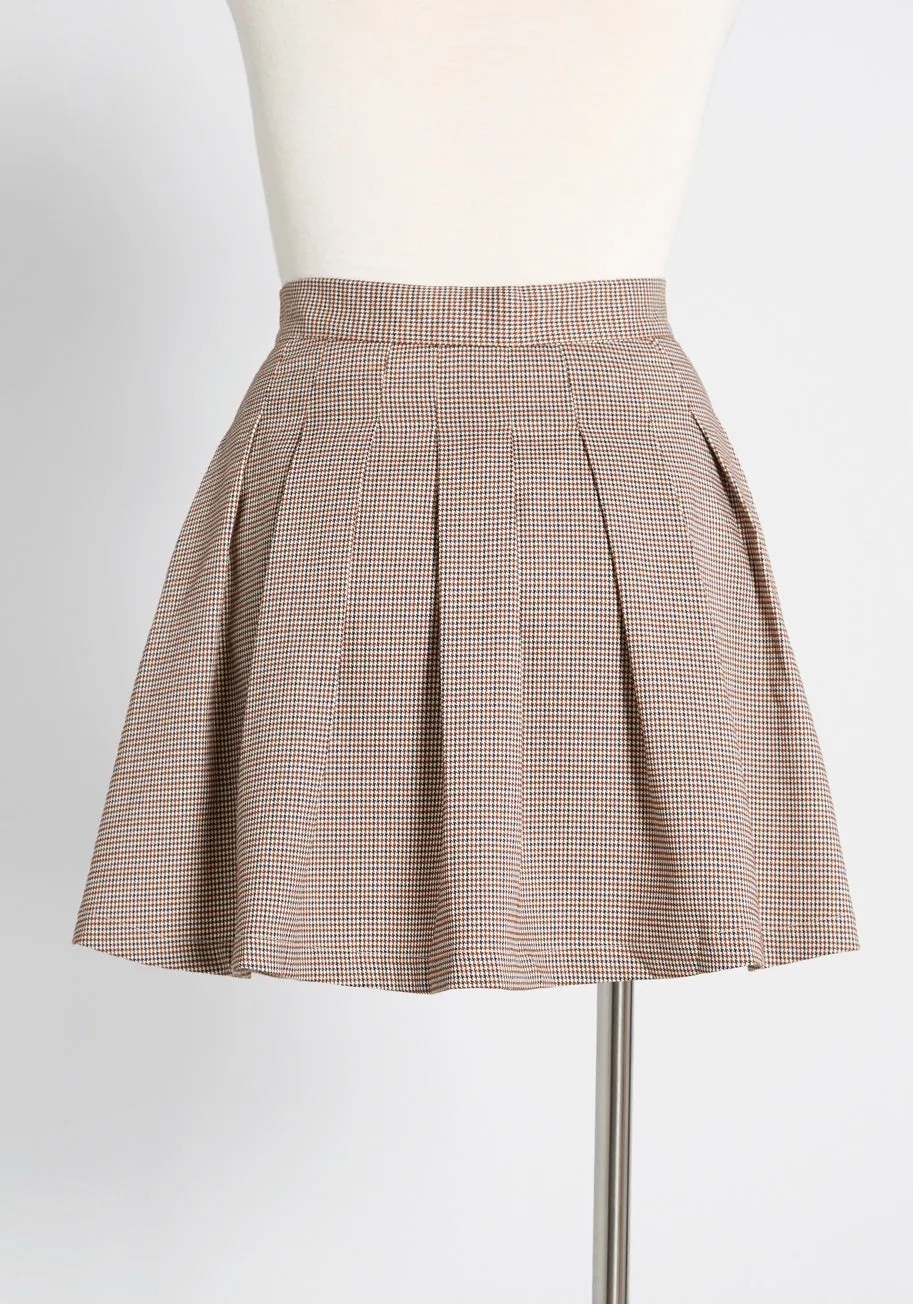 So Pleat to Meet You Skirt