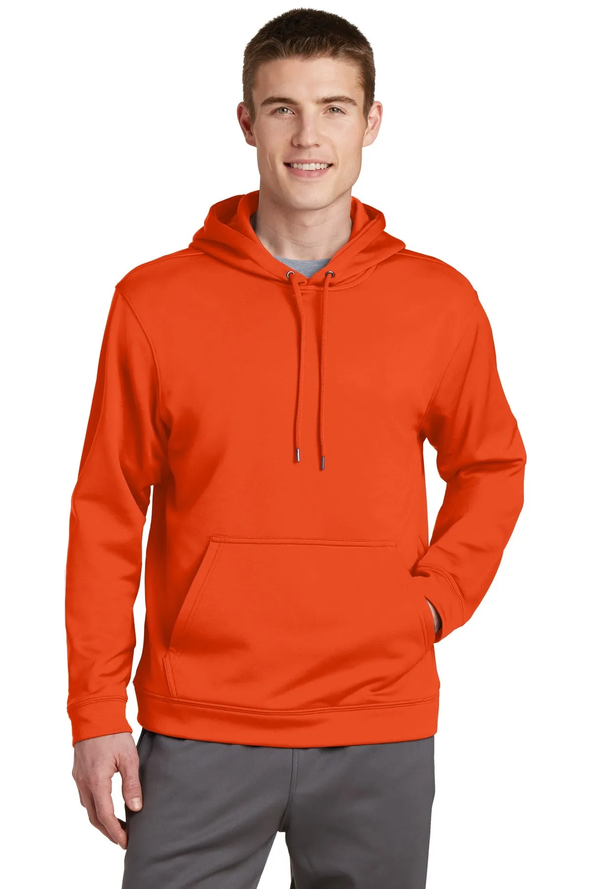 Sport-Tek® Sport-Wick® Fleece Hooded Pullover.  F244