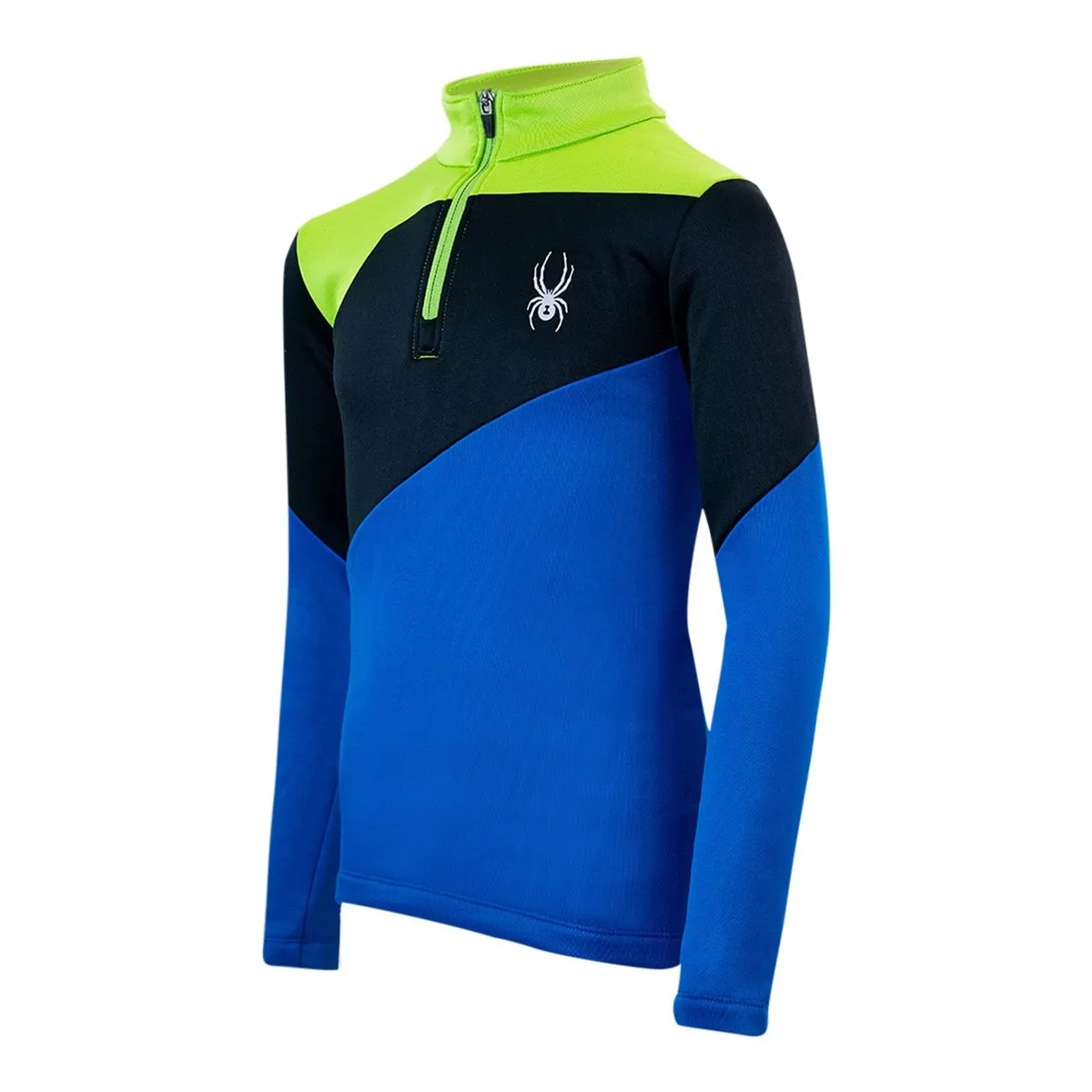 Spyder Boys' Ambush Zip T-Neck Top