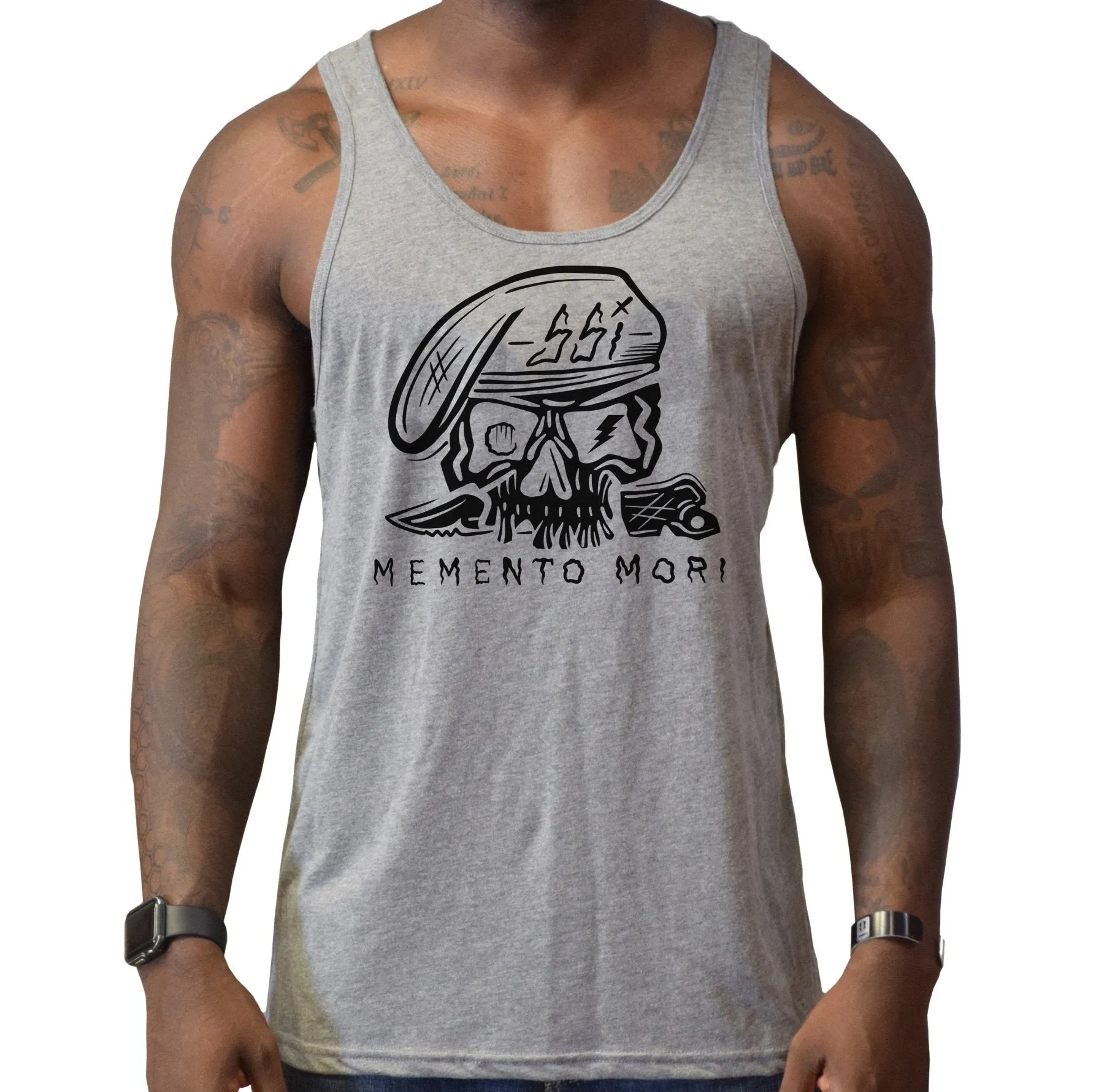 SSI Skull Beret Memento Mori Men's Tank