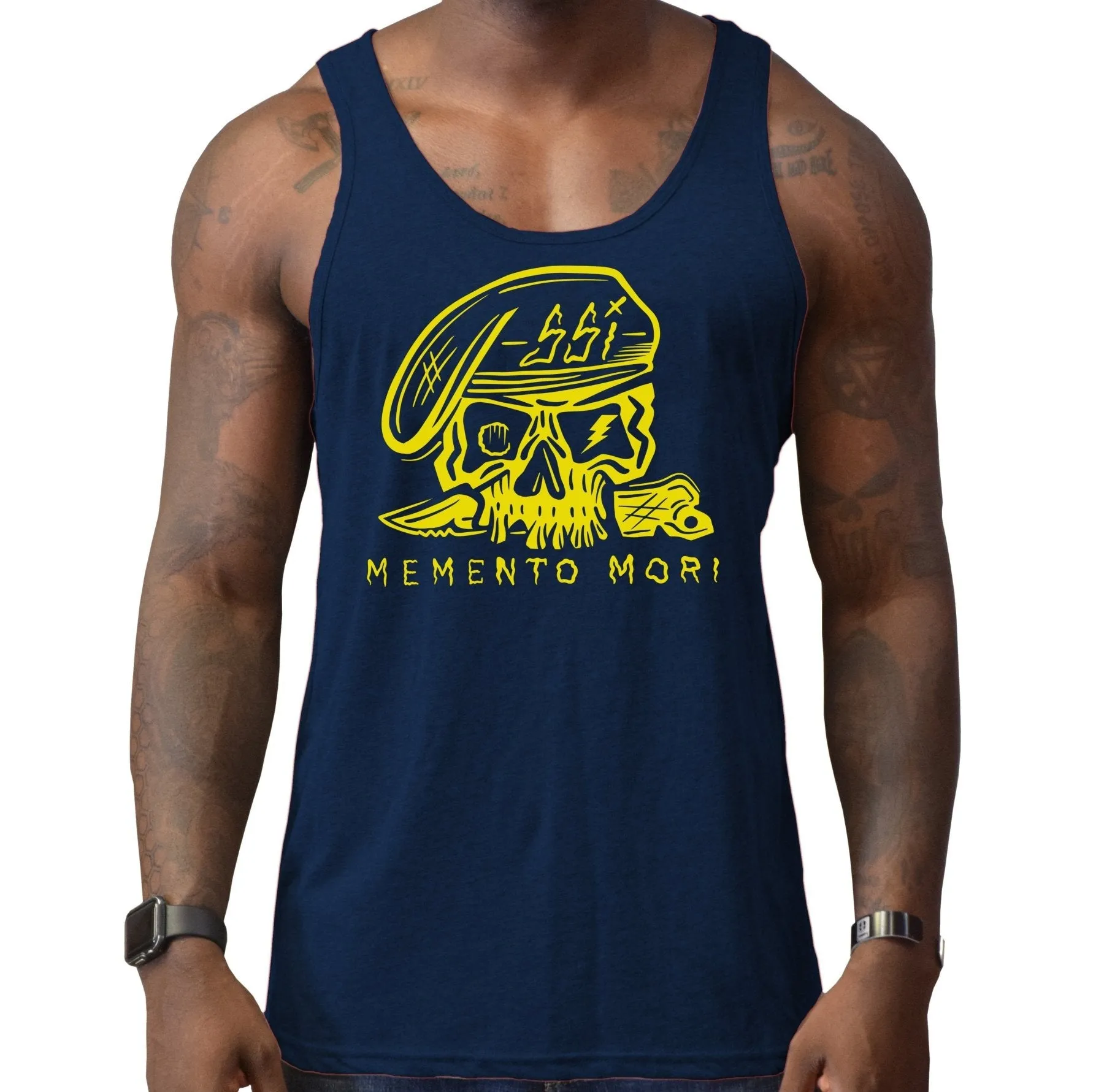 SSI Skull Beret Memento Mori Men's Tank