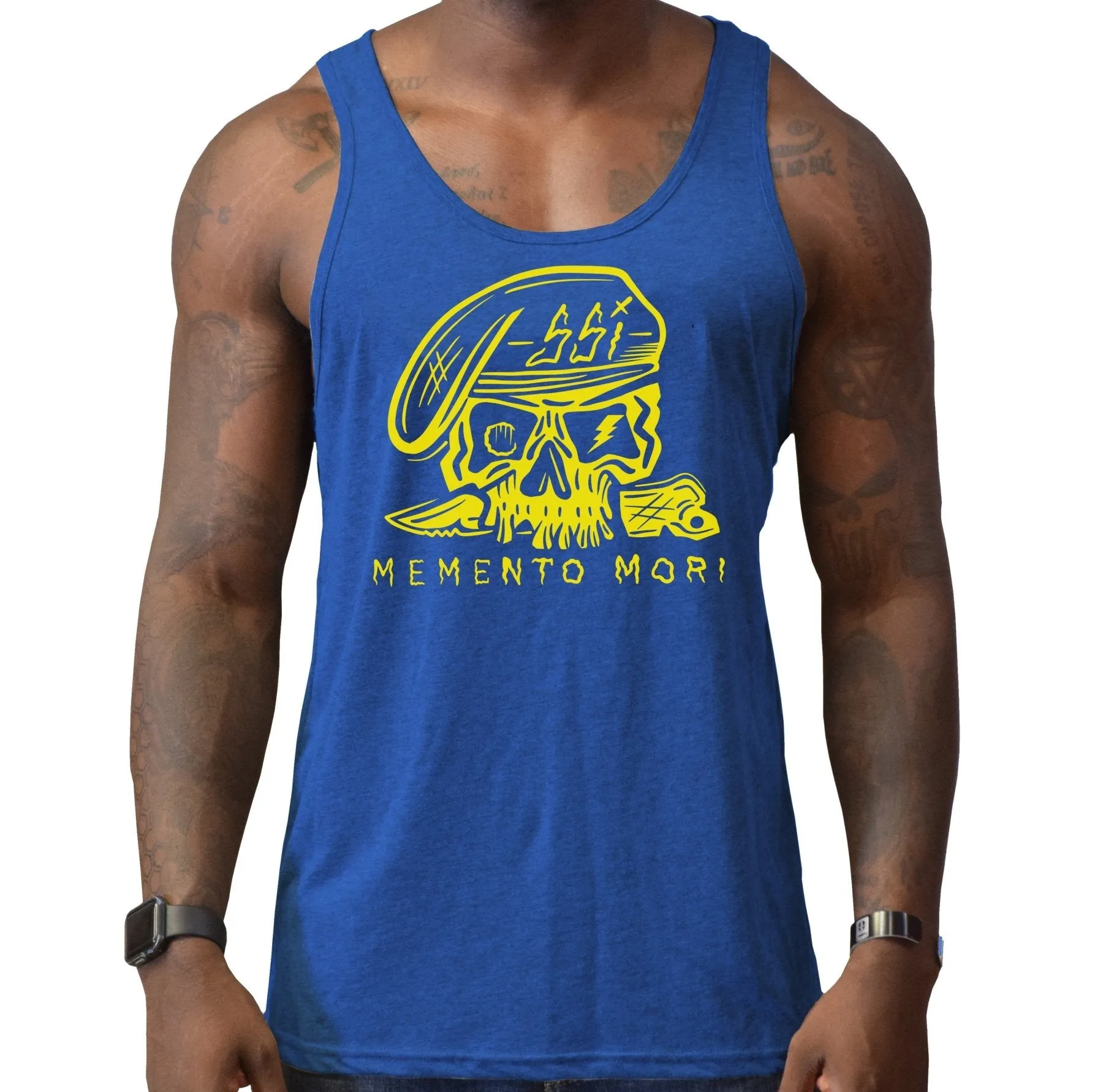 SSI Skull Beret Memento Mori Men's Tank