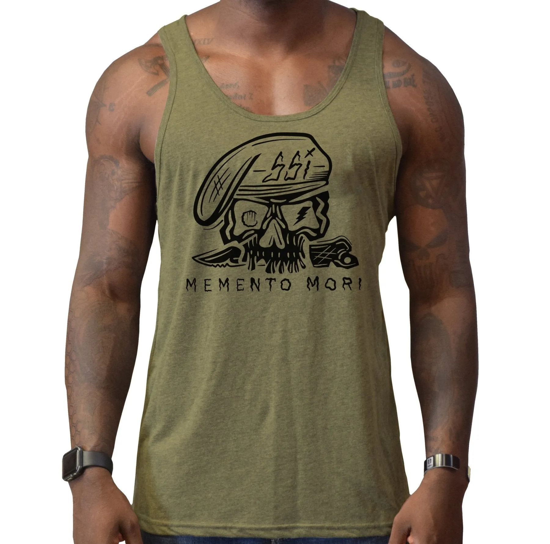 SSI Skull Beret Memento Mori Men's Tank