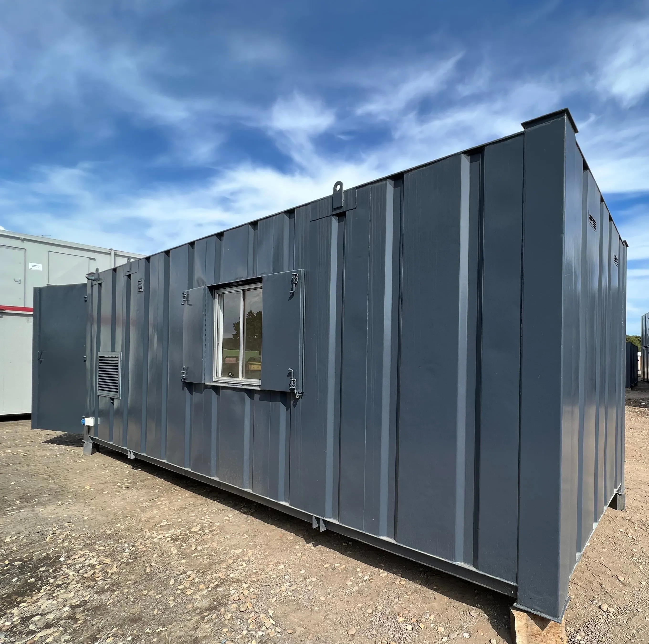 Static Welfare Cabin 24 Ft| Anti Vandal Combi Unit | 12 KVA Harrington Generator | No 850