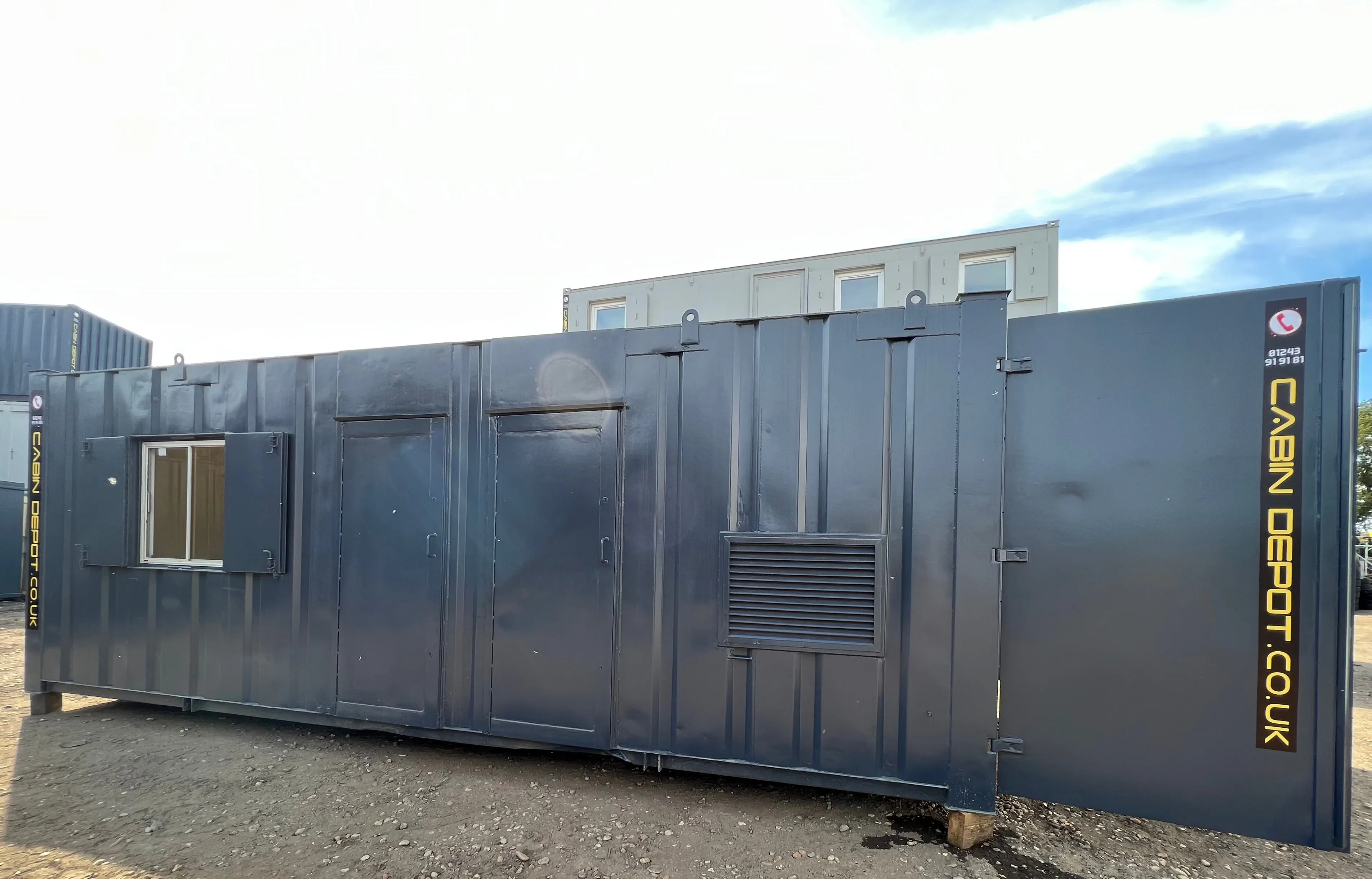 Static Welfare Cabin 24 Ft| Anti Vandal Combi Unit | 12 KVA Harrington Generator | No 850