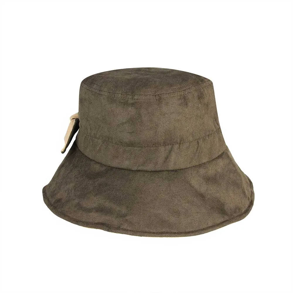 Suede Fashion Bucket Hat