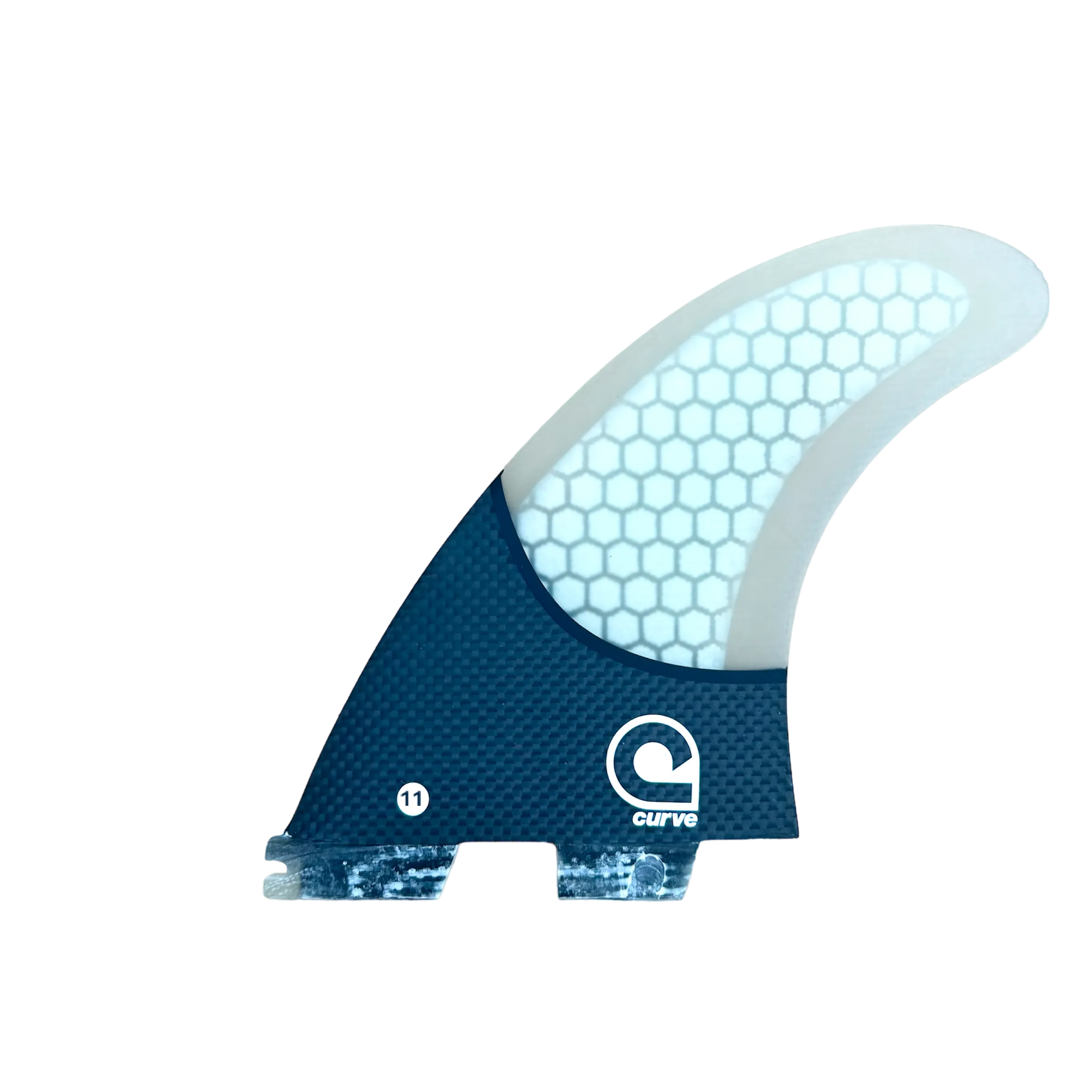 Sup Fins M11 - Dual Tab "II" Thruster - CARBON BASE