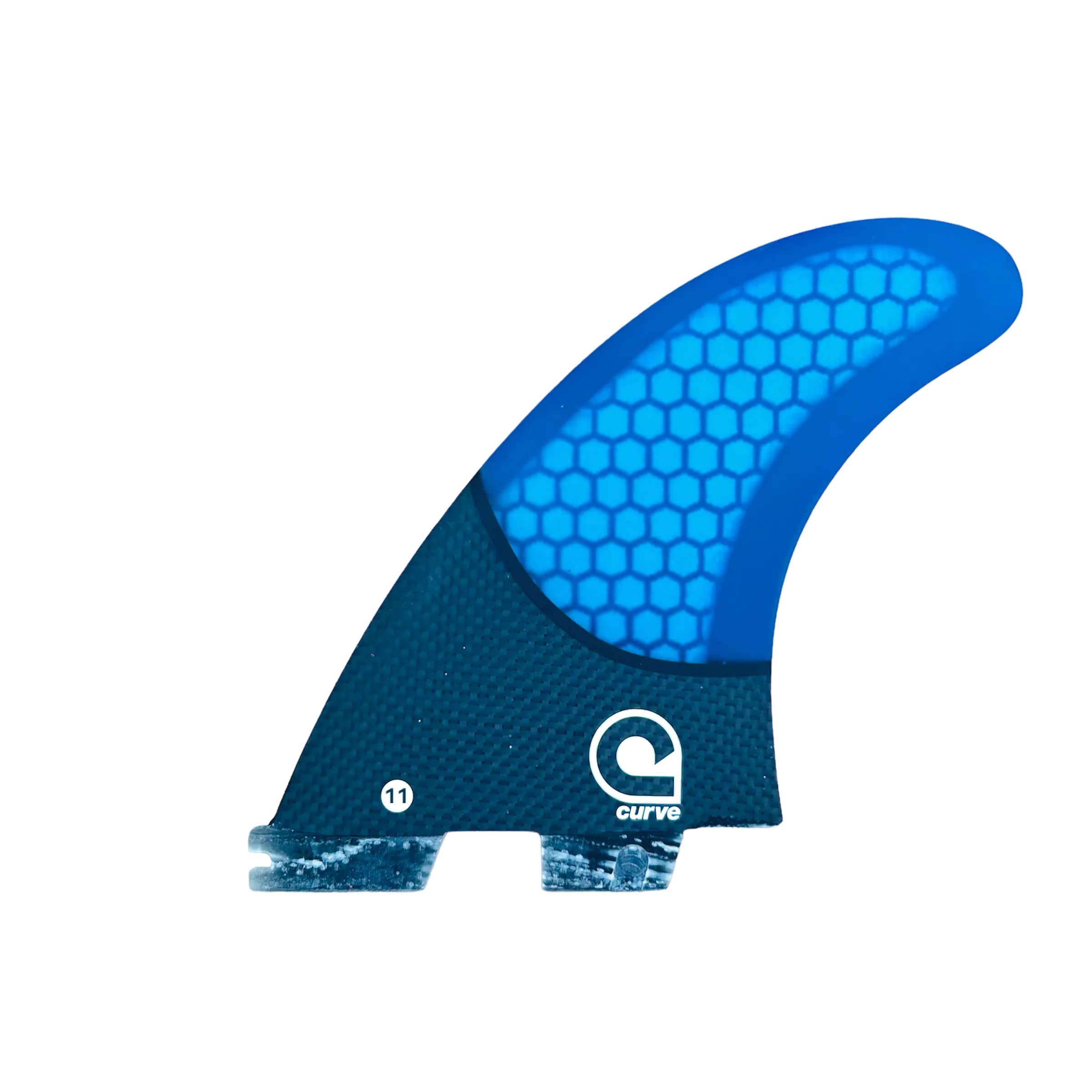 Sup Fins M11 - Dual Tab "II" Thruster - CARBON BASE