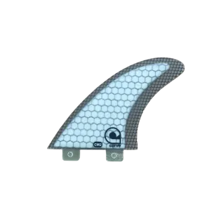 Surfboard Fins CM2 Dual Tab Thruster - CARBON MESH