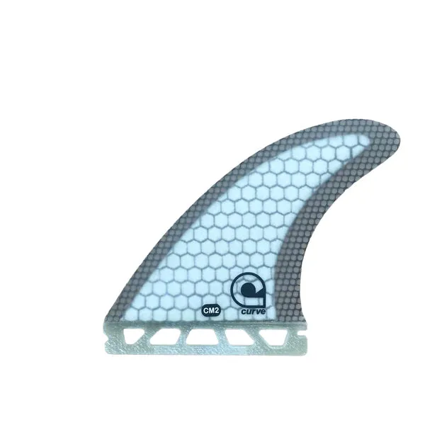 Surfboard Fins CM2 Single Tab Thruster - CARBON MESH