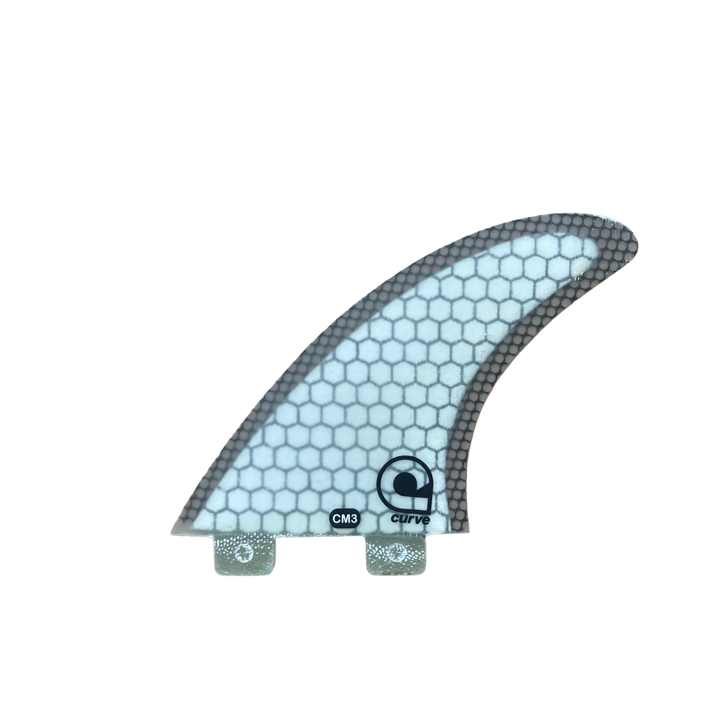 Surfboard Fins CM3 Dual Tab Thruster - CARBON MESH