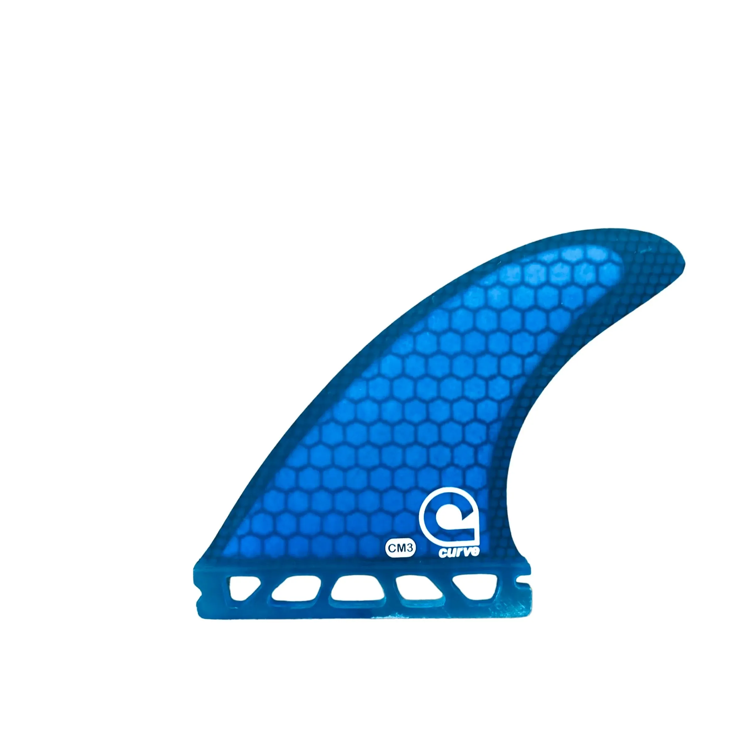 Surfboard Fins CM3 Single Tab Thruster - CARBON MESH