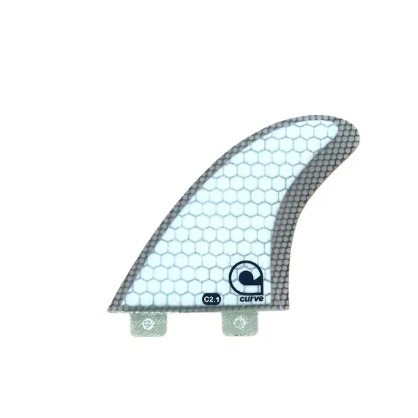 Surfboard Fins K2.1 - Dual Tab Thruster - CARBON MESH