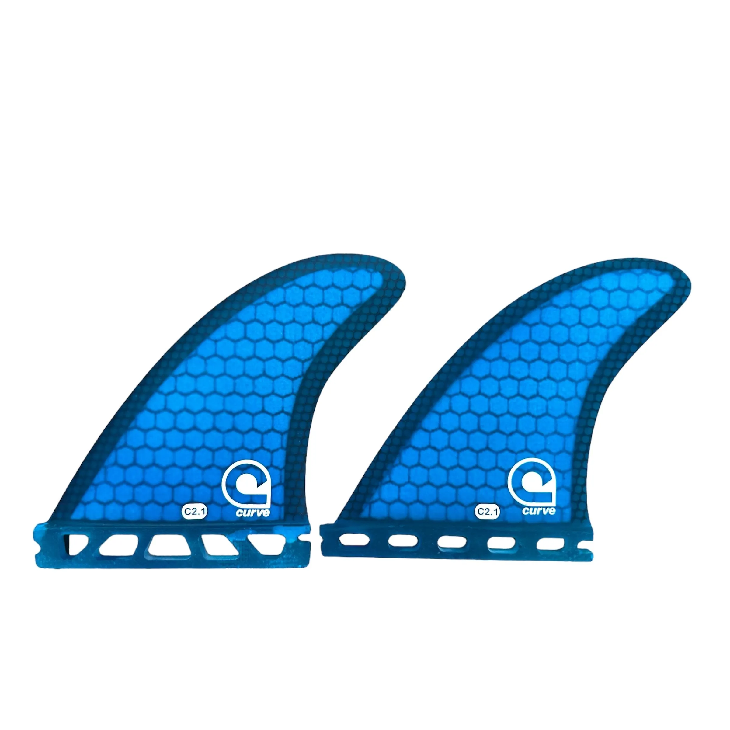 Surfboard Fins K2.1 Quad Single Tab Quad - CARBON MESH