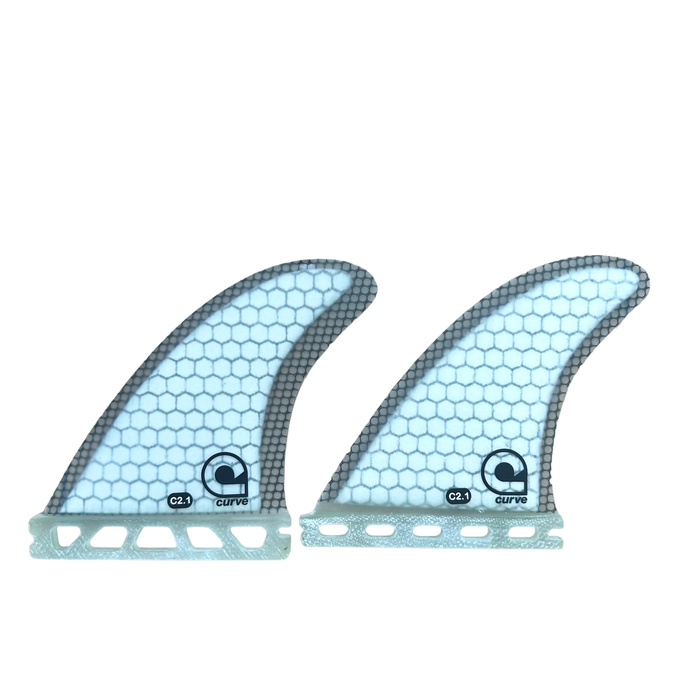 Surfboard Fins K2.1 Quad Single Tab Quad - CARBON MESH