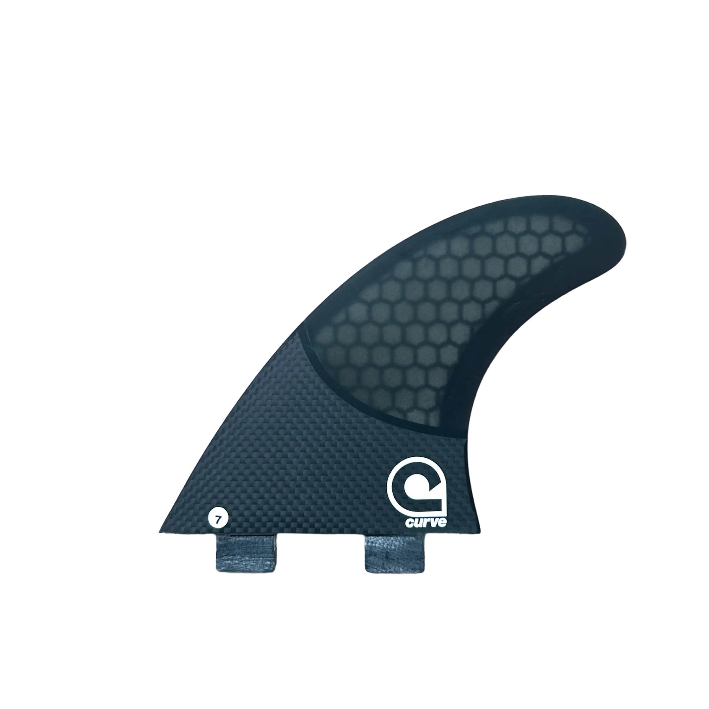 Surfboard Fins L Quad Dual Tab - CARBON BASE