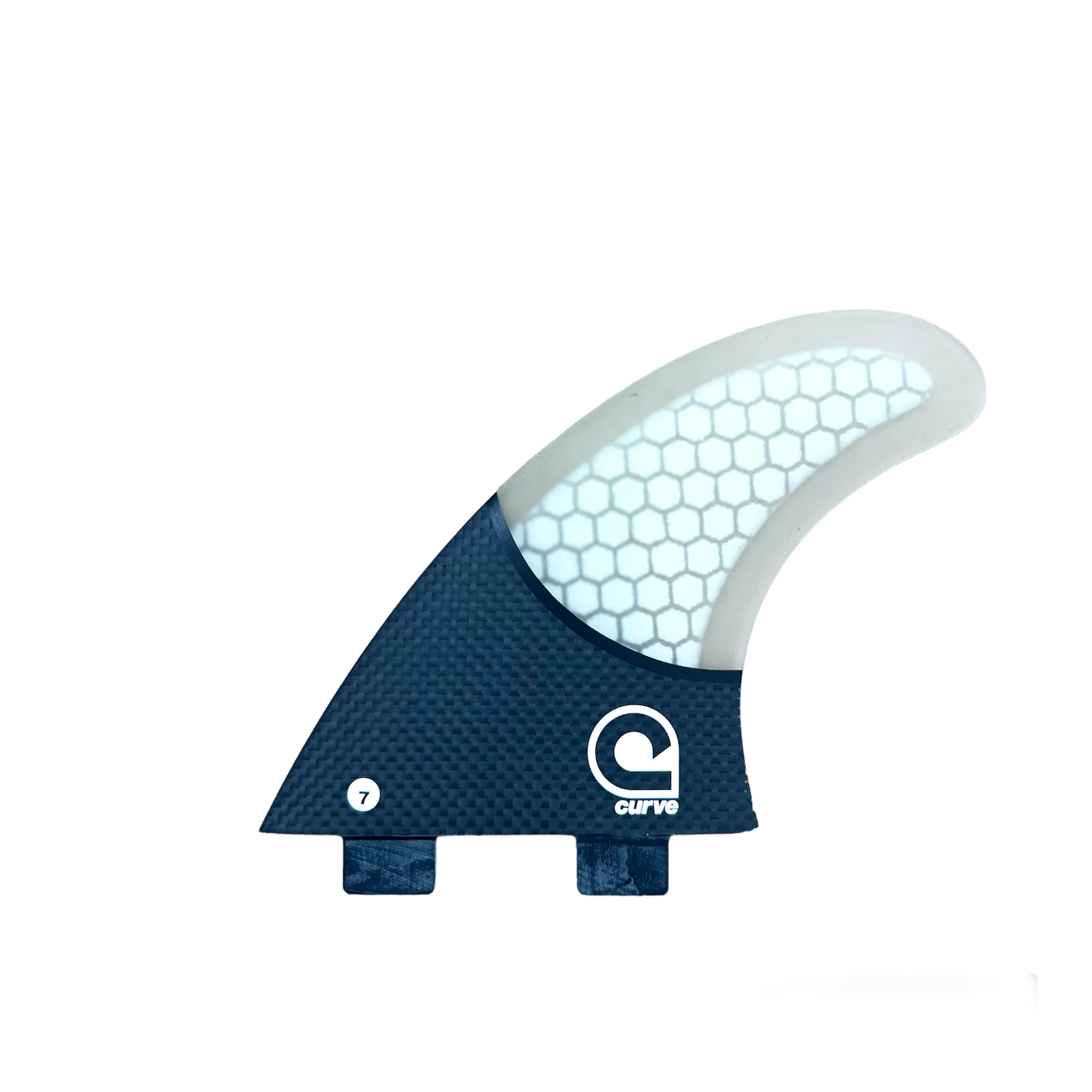 Surfboard Fins L Quad Dual Tab - CARBON BASE