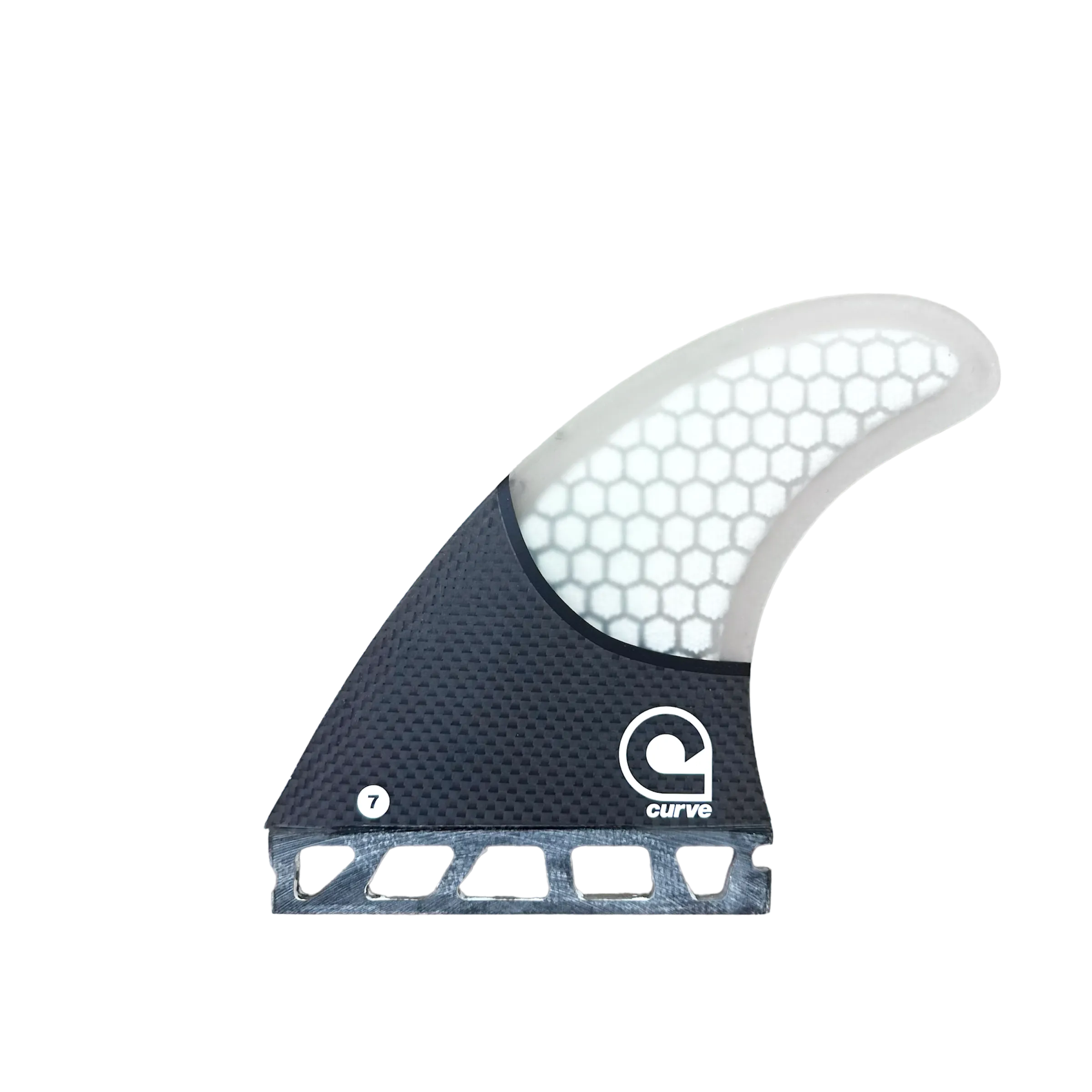 Surfboard Fins L Quad Single Tab - CARBON BASE