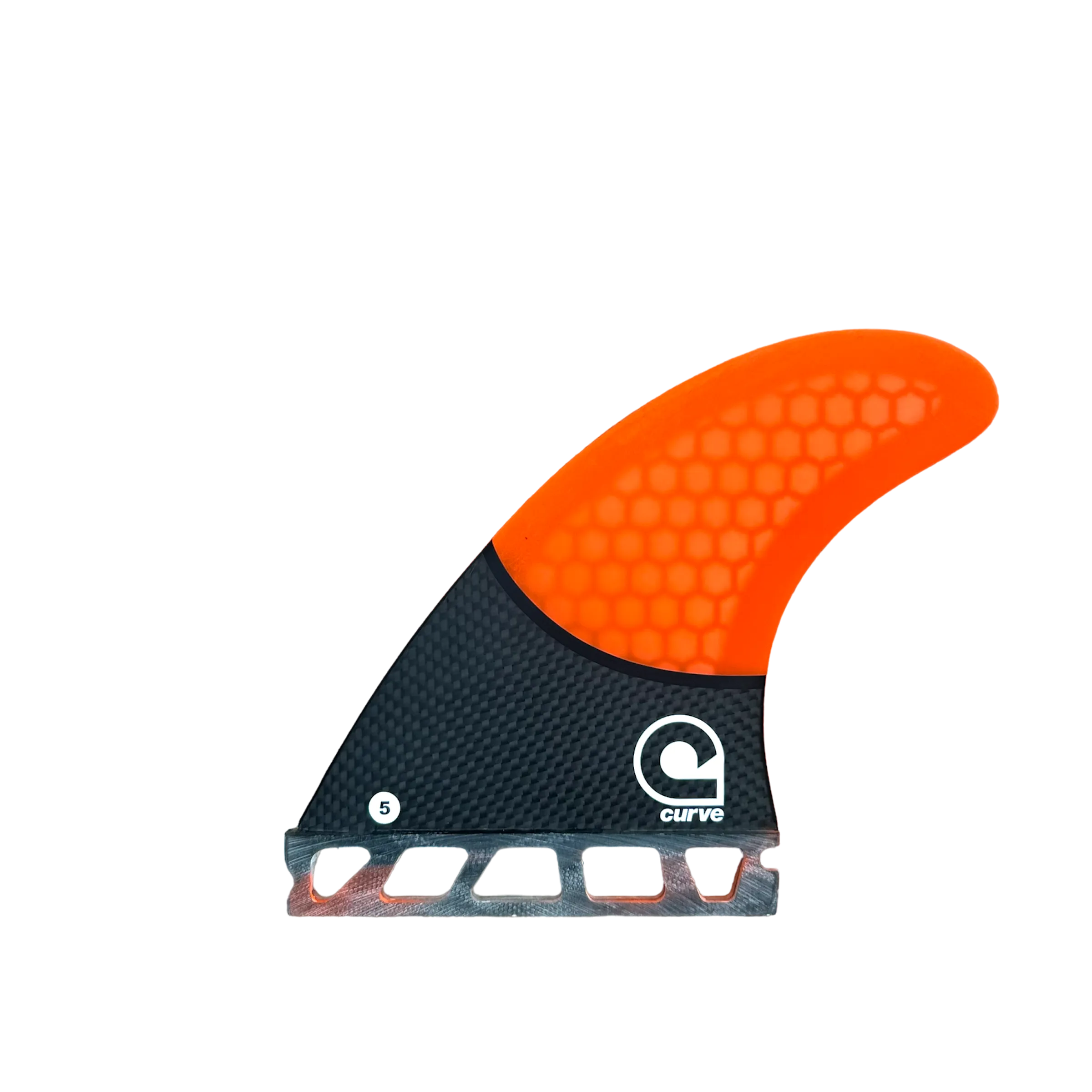 Surfboard Fins M Quad Single Tab - CARBON BASE