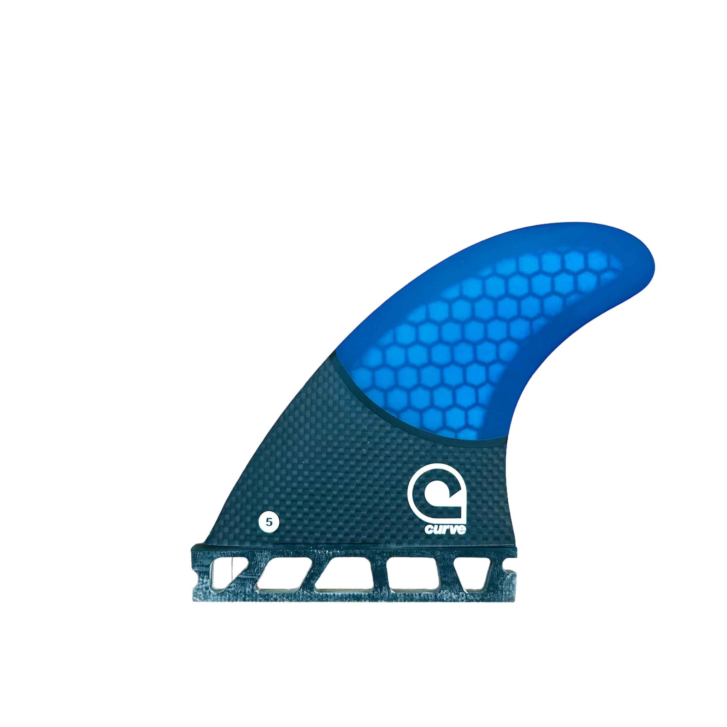 Surfboard Fins M Quad Single Tab - CARBON BASE