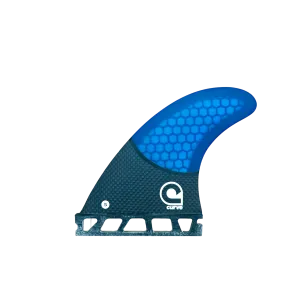 Surfboard Fins M Quad Single Tab - CARBON BASE