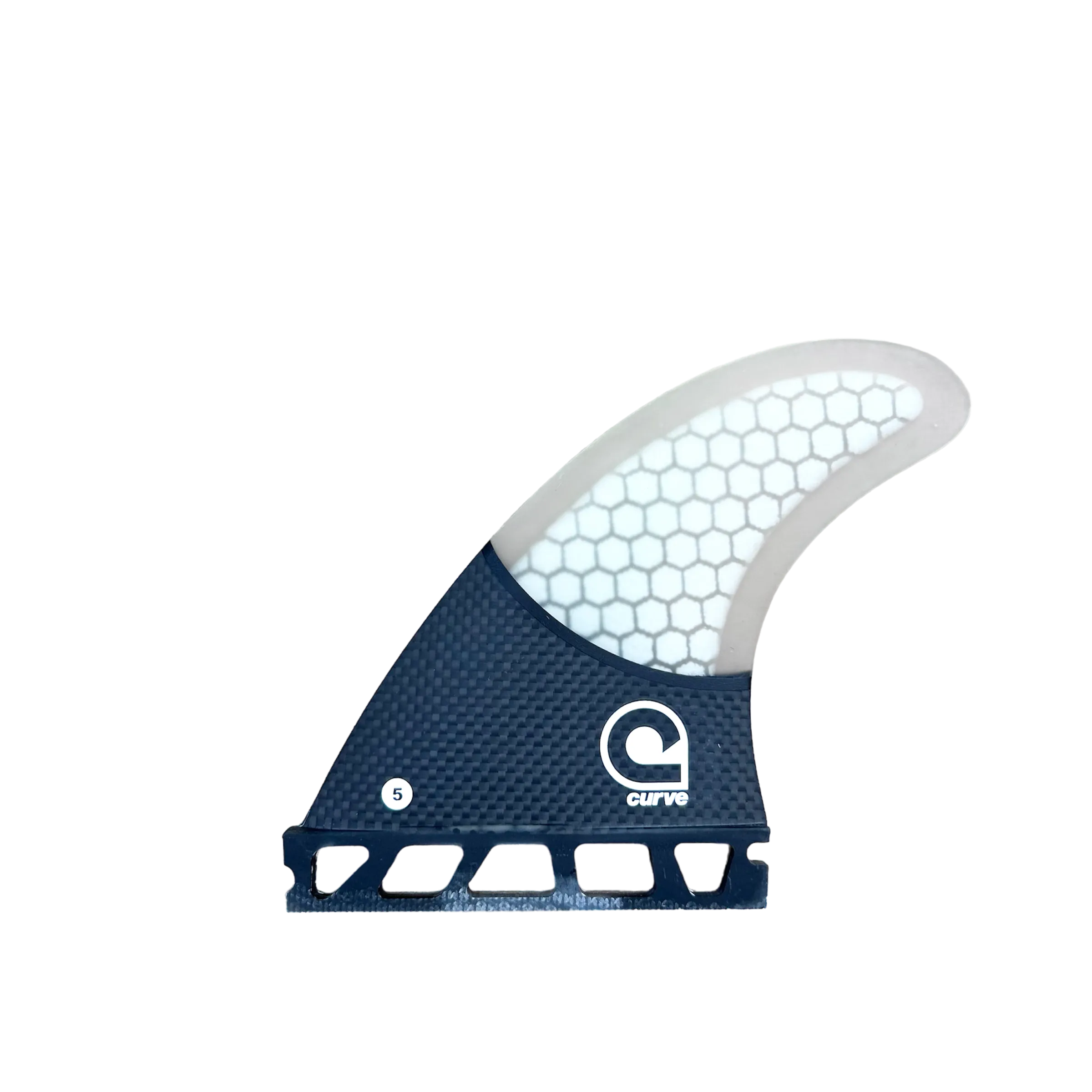 Surfboard Fins M Quad Single Tab - CARBON BASE