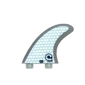 Surfboard-Fins M3 - Dual Tab Thruster - CARBON MESH