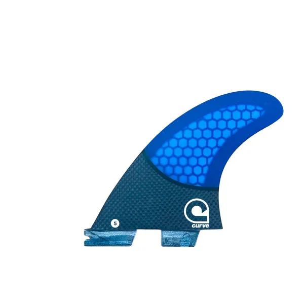 Surfboard Fins M5 - Dual Tab "II" Thruster - CARBON BASE