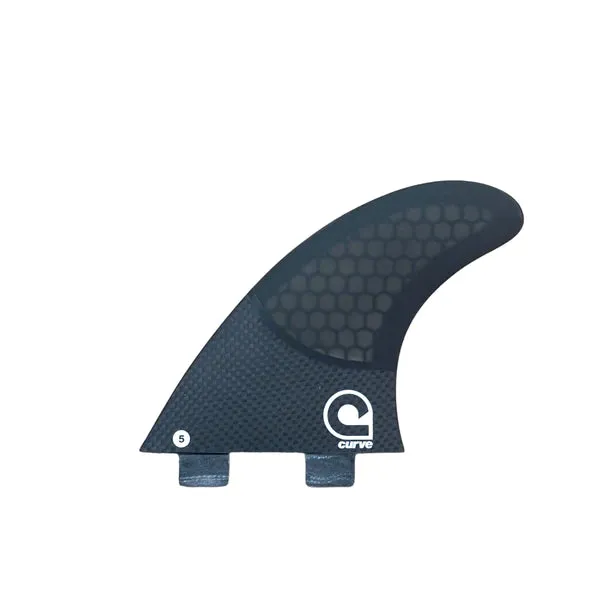 Surfboard Fins M5 - Dual Tab Thruster - CARBON BASE