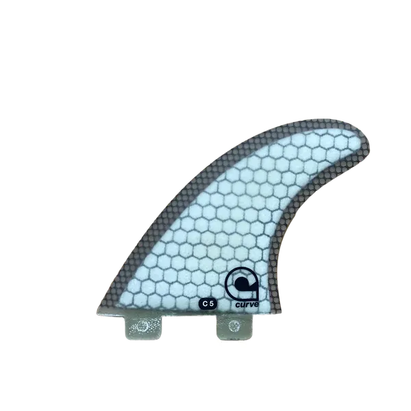 Surfboard Fins M5 - Dual Tab Thruster - CARBON MESH