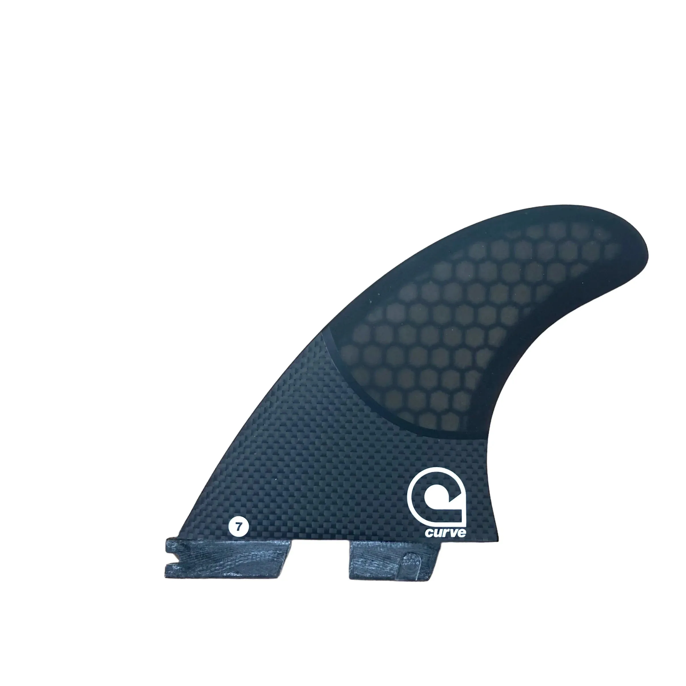 Surfboard Fins M7 - Dual Tab "II" Thruster - CARBON BASE