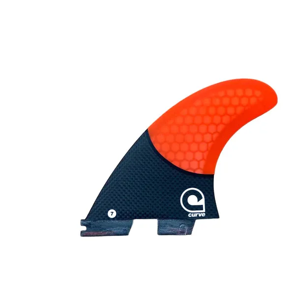 Surfboard Fins M7 - Dual Tab "II" Thruster - CARBON BASE