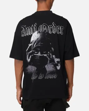 The Anti Order Balaclava Mock Neck T-Shirt Black