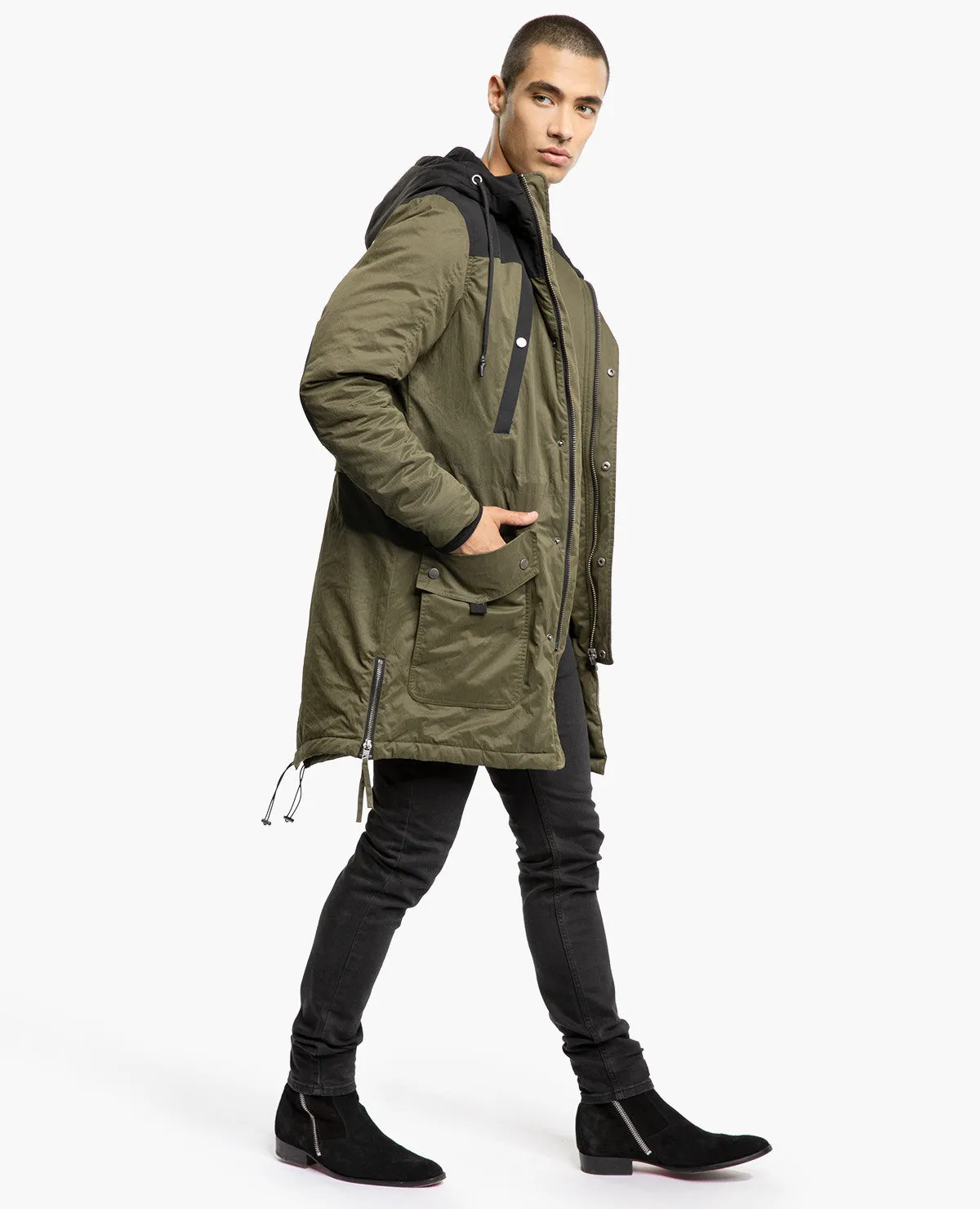 TIGHA Parka Owen military grün