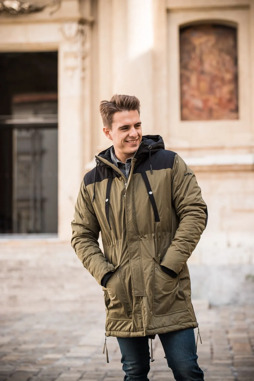 TIGHA Parka Owen military grün