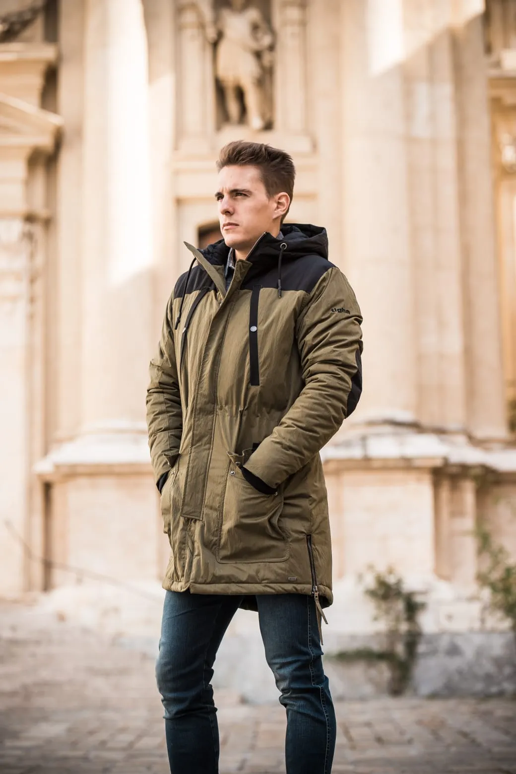 TIGHA Parka Owen military grün