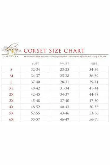 Top Drawer 4 PC Brocade Bunny Corset Costume