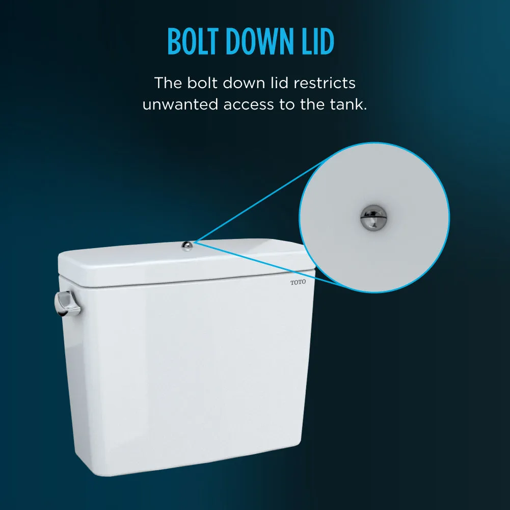 TOTO ST776EB#01 Drake 1.28 GPF Toilet Tank with Bolt-Down Lid, Cotton White