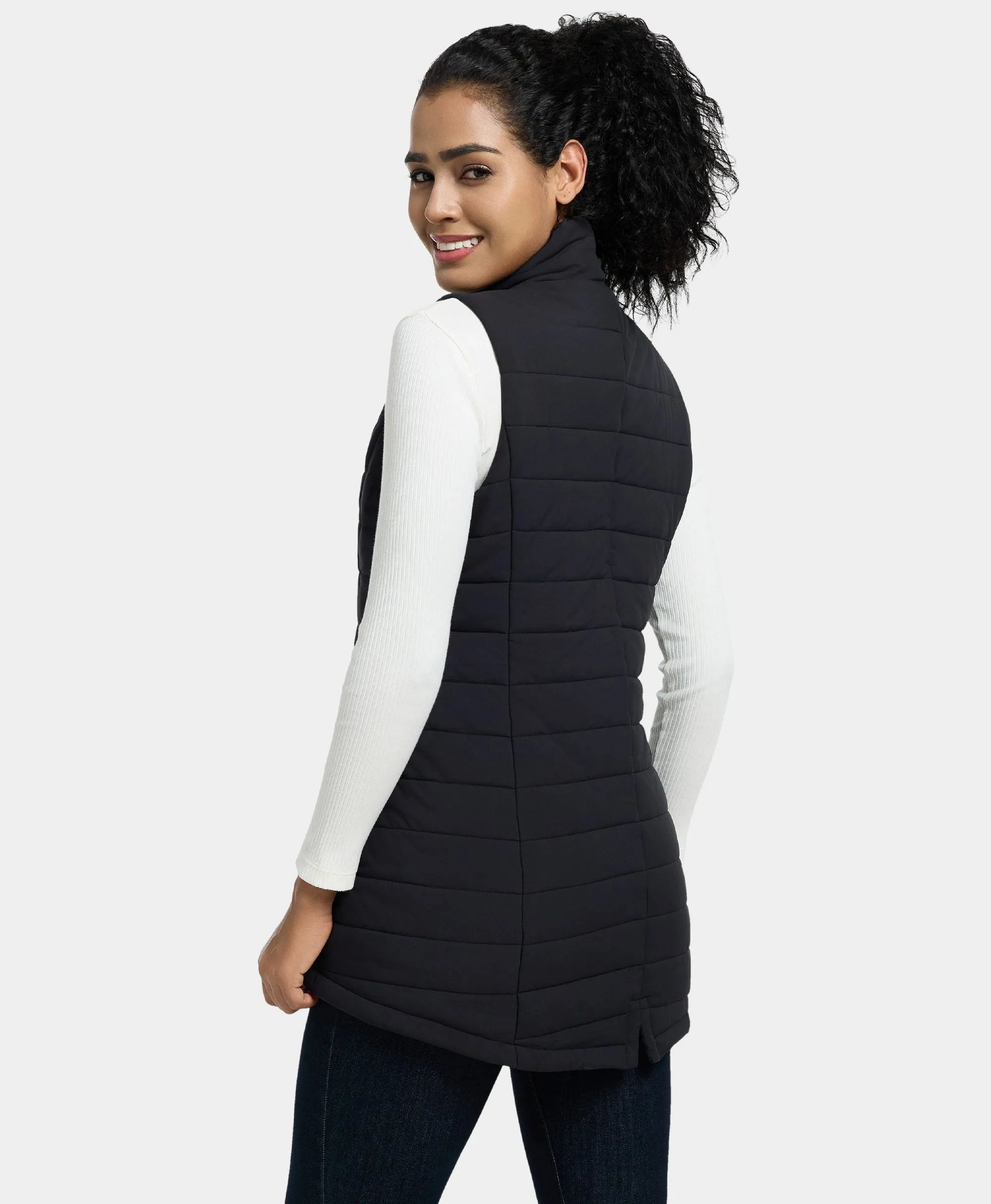 Tribeca Women's Heated Long Puffer Vest (Apparel Only)