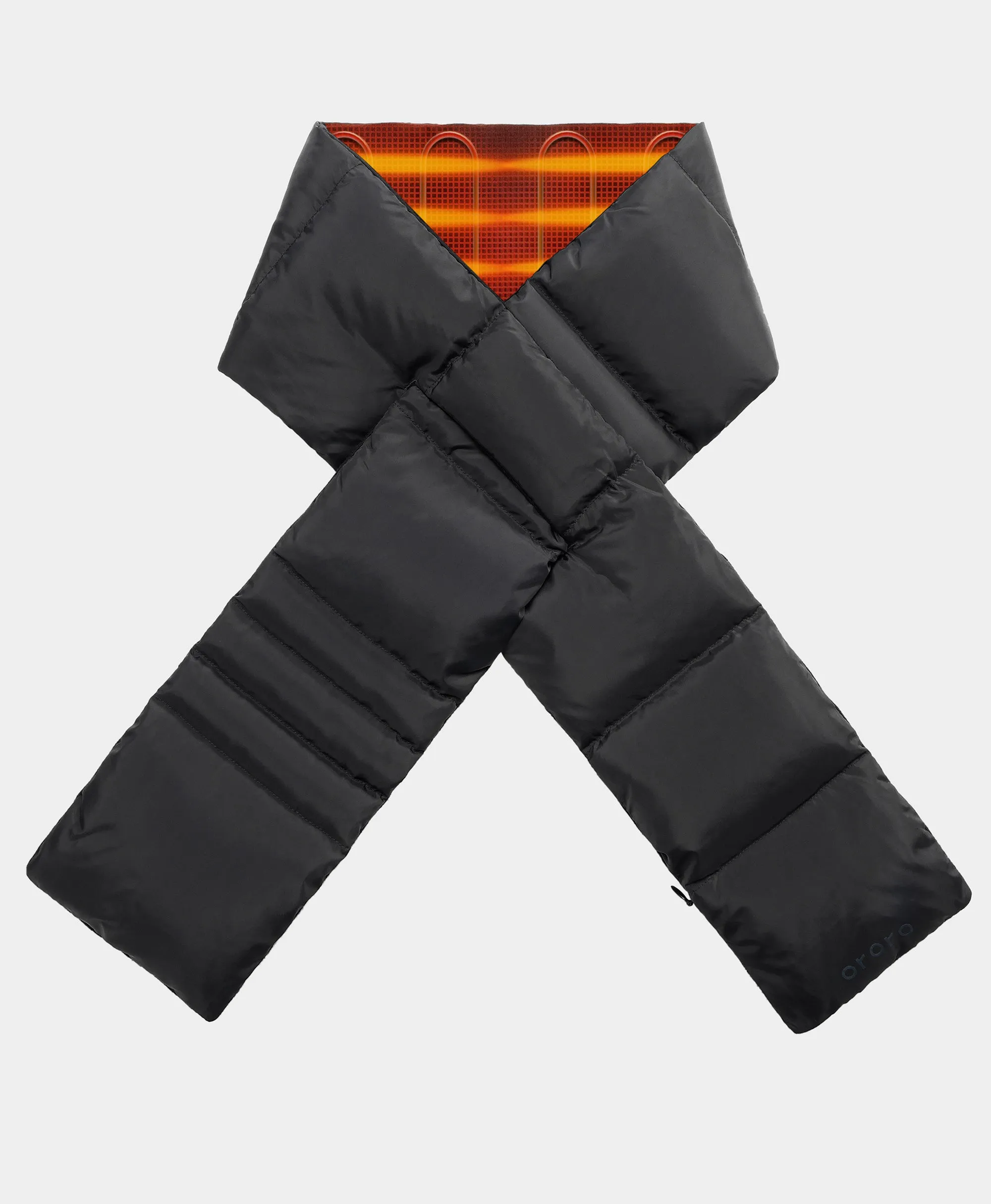 Unisex Heated Puffer Down Scarf (Long)