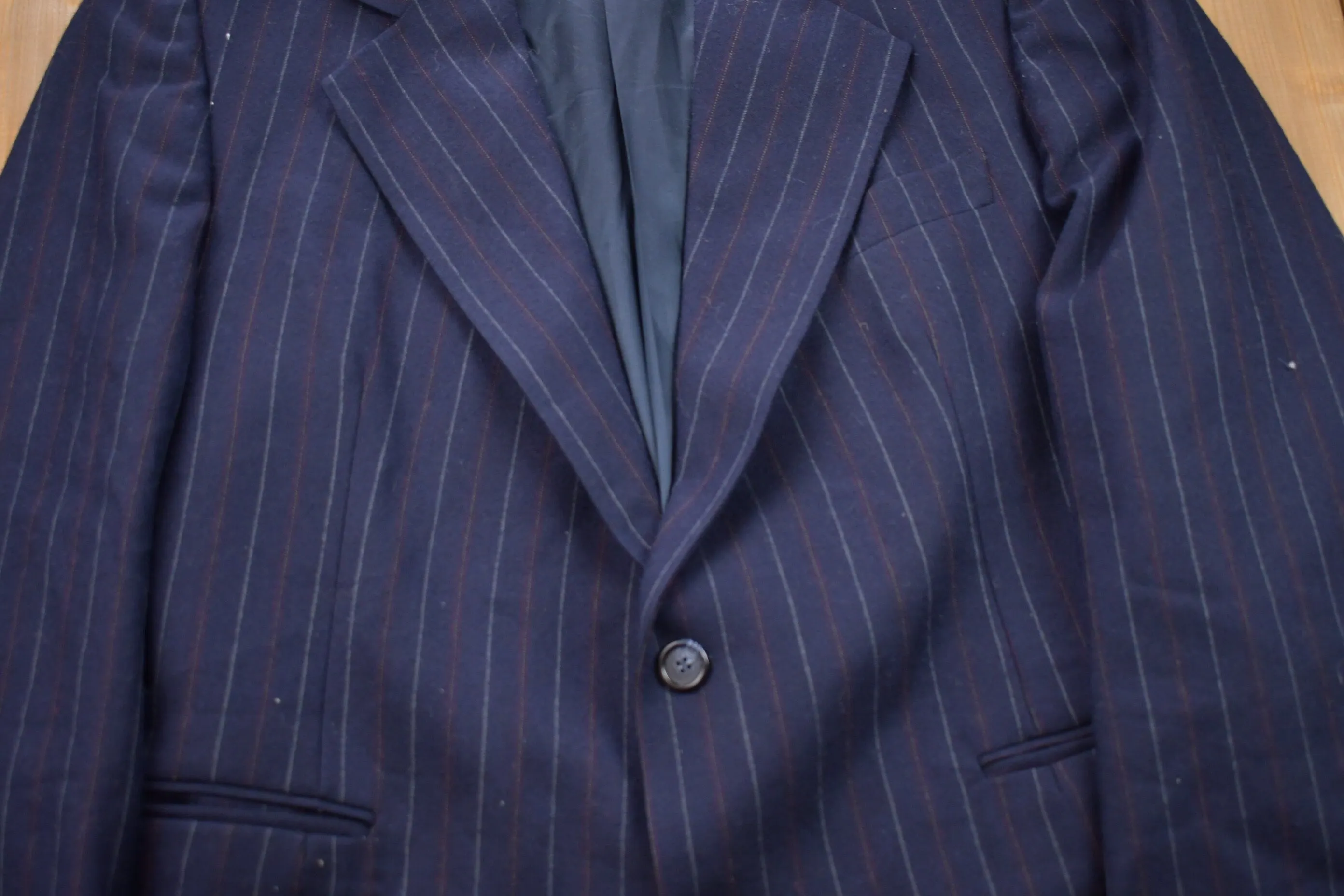 Vintage 1990s Pierre Cardin Striped Blazer Jacket