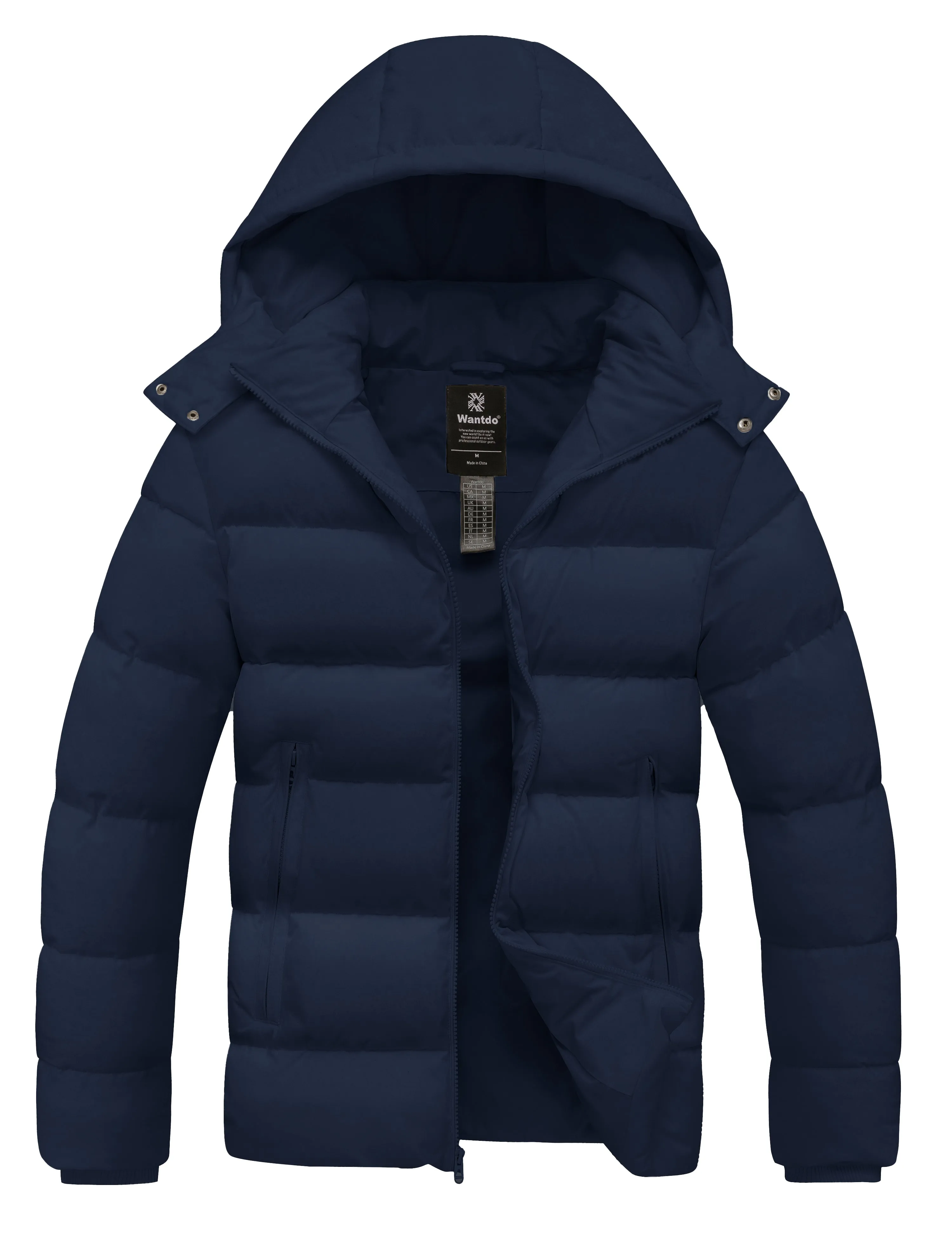 wantdo Men's Winter Puffer Jacket