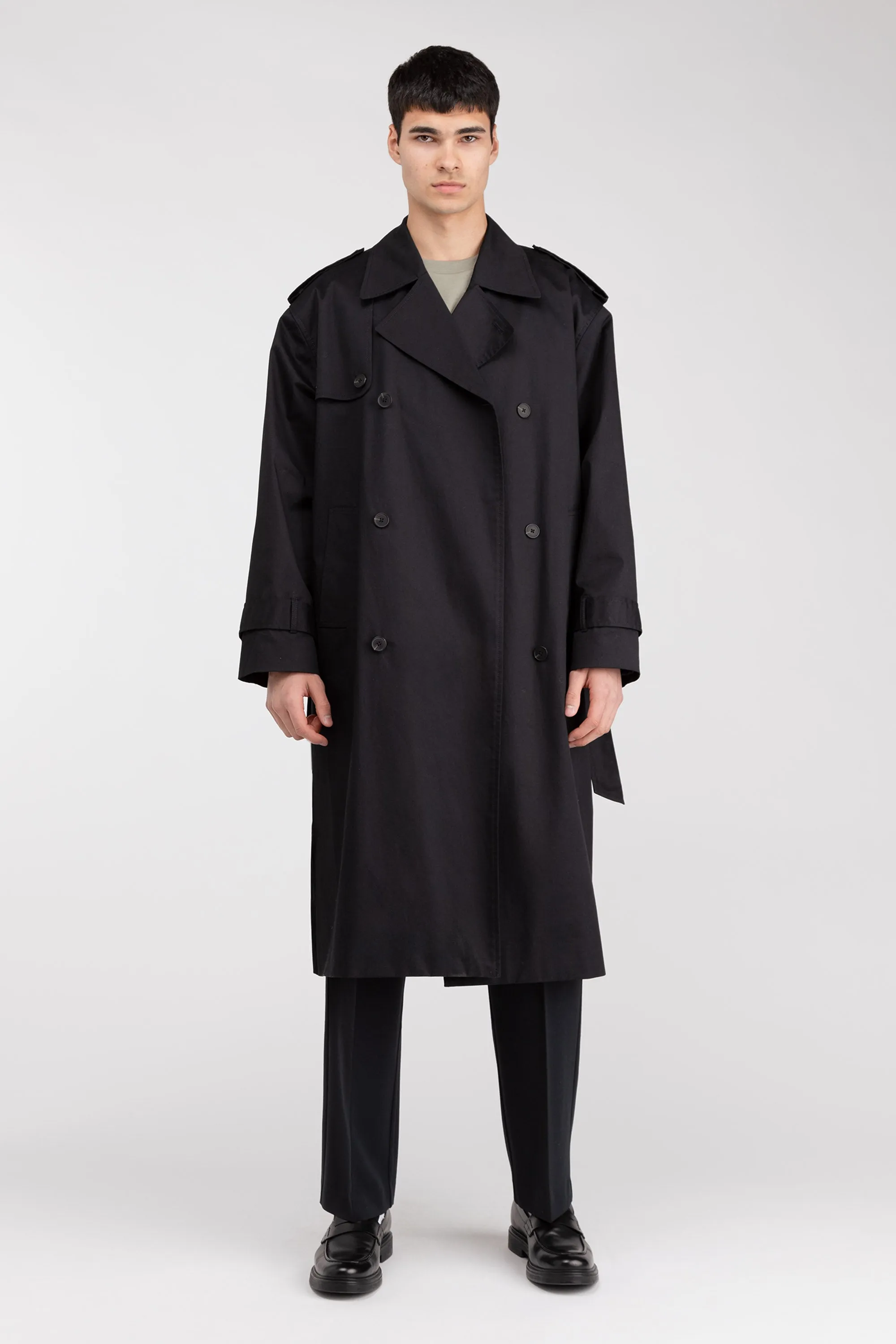 WATER REPELLENT COTTON TRENCH COAT