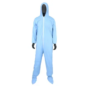 West Chester 3109/M Posi-Wear Flame Resistant Coverall Hood, Boot, Elastic Wrist & Ankle, 80 gsm