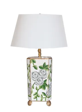 White Chintz Lamp, Small