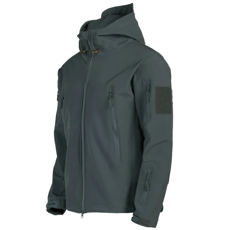 Windproof Hooded Jacket Soft Shell man